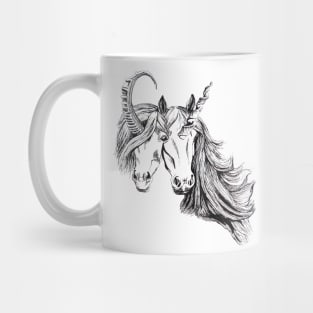 Conjoined Unicorns Mug
